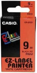 Casio Banda compatibila Casio XR-9RD1, 9mm x 8m text negru / fundal rosu (XR-9RD1)