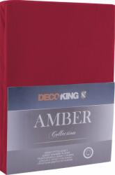 Decoking Cearceaf de pat Amber zmeura 180x200 cm (18437)