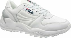 Fila Fila, Pantofi sport cu garnituri de piele Orbit CMR, Alb/Gri cenusa, 41 (1010621-1FG)