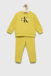 Calvin Klein Jeans gyerek melegítő sárga - zöld 62
