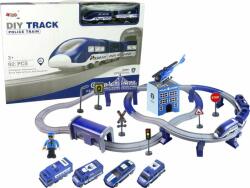 LeanToys Import leantoys Set Town Police Train Blue 203 km/h