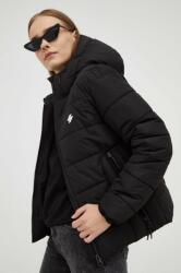 Superdry rövid kabát női, fekete, téli - fekete XS - answear - 31 990 Ft
