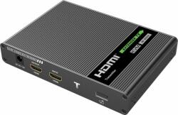 Techly Techly KVM Extender comutator HDMI/USB prin pereche răsucită Cat6A/7 până la 70m 4K*60Hz (IDATA HDMI-KVM67)