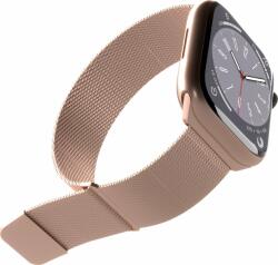 Puro Curea magnetică Puro Puro Milanese - Curea din oțel inoxidabil pentru Apple Watch 38/40/41 mm (aur roz) (PUMILAW40ROSE)