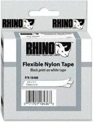 DYMO Ribon dymo Rhino eticheta pentru a descrie cablurile si firele 18489 alb (S0718120) print negru (18489)
