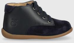 Pom D'api gyerek félcipő bőrből sötétkék - sötétkék 19 - answear - 30 990 Ft