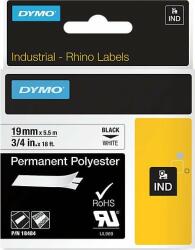 DYMO banda de poliester a durat imprimante 19mm x 5, 5 m negru pe alb S0718220 18484-18, 484 (18484)