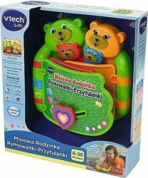 VTech Bear Family Rime pentru copii - Jucării de pluș verde (316369) (316369)