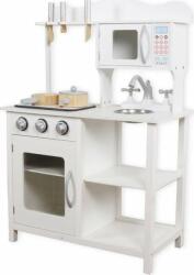 Jokomisiada Bucătărie din lemn alb pentru copii cu inducție ZA4127 (ZA4127)