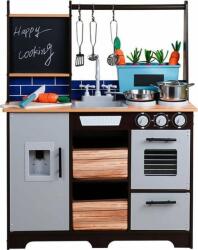 Jokomisiada Loft Bucătărie din lemn pentru copii ZA4129 frigider (ZA4129)