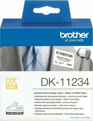 Brother Rola de etichete Brother Brother DK-11234 negru pe alb, DK (DK11234)