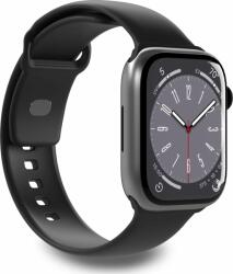 Puro PURO ICON Apple Watch 4/5/6/7/SE/8/Ultra Band 44/45/49mm (S/M & M/L) (negru) (PUR703)