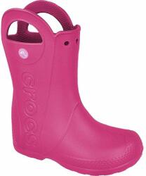 Crocs Cizme de ploaie pentru copii Crocs, Handle Rain Boot, Roz, 33.5 EU (12803*33-34*CANDY PINK)