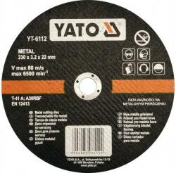 TOYA YATO 230 mm YT-6112 Disc de taiere