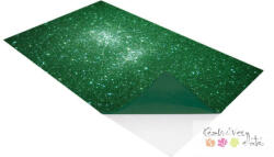  Csillámos dekorgumi, öntapadós - zöld