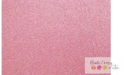  Csillámos dekorgumi, öntapadós - rózsaszín
