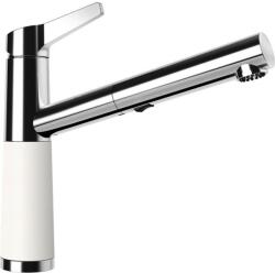 SCHOCK Baterie bucatarie granit cu dus extractibil Schock SC-510 Cristadur Polaris, cartus ceramic