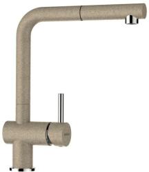 SCHOCK Baterie bucatarie Schock Epos Cristalite Sabbia cu cap extractibil, aspect granit, cartus ceramic, nisip