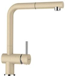 SCHOCK Baterie bucatarie Schock Epos Cristalite Moonstone cu cap extractibil, aspect granit, cartus ceramic, bej