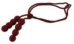 Mendola Ciucure draperie Mendola Home Textiles, 10/31, 5cm, bordo