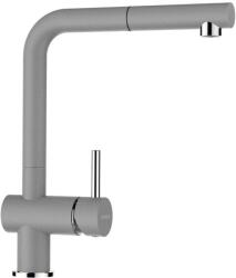 SCHOCK Baterie bucatarie Schock Epos Cristalite Croma cu cap extractibil, aspect granit, cartus ceramic, gri