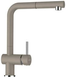 SCHOCK Baterie bucatarie Schock Epos Cristalite Concrete cu cap extractibil, aspect granit, cartus ceramic, gri beton