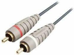 Bandridge Cablu Audio Stereo Bandridge 2x RCA tata - 2x RCA tata 3m (BAL4203)