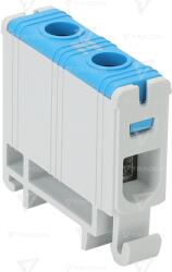 Tracon Főáramköri leágazó kapocs, sínre szerelhető, kék 1.5-16mm2, max. 1000VAC, 1500VDC, max. 85A (FLEAL-16/1K)