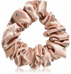 Crystallove Crystalized Silk Scrunchie elastic pentru păr din mătase culoare Rose Gold 1 buc
