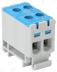 Tracon Főáramköri leágazó kapocs, sínre szerelhető, kék 1.5-16mm2, max. 1000VAC, 1500VDC, max. 85A (FLEAL-16/2K)