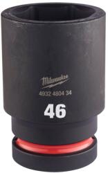 Milwaukee 46 mm 1" impact socket deep - 1pc (4932480434) - bricolaj-mag Set capete bit, chei tubulare