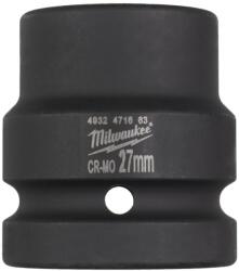Milwaukee 27 mm 1" impact socket short (4932471663) - bricolaj-mag
