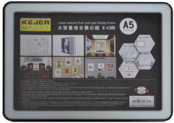 KEJEA Display nume din plastic, 210 x 148mm, KEJEA - negru (KJ-K-1305-BK) - vexio