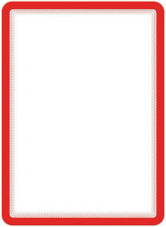 Tarifold Buzunar magnetic pentru documente A4, cu rama color, 2 buc/set, TARIFOLD - rama rosie (TAR-194903)