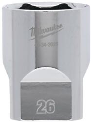 Milwaukee Cheie tubulara ½″ - 26 mm (4932480024) - bricolaj-mag Set capete bit, chei tubulare