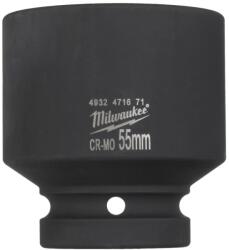 Milwaukee 55 mm 1" impact socket short (4932471671) - bricolaj-mag
