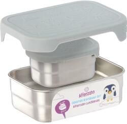 Affenzahn стоманен комплект кутии за храна Koala, сив/стомана, комплект от 2 части (AFZ-LBX-001-029)