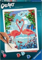 Ravensburger Carte de colorat CreArt Flamingos îndrăgostiți (GXP-794092)