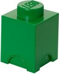 LEGO® Cutie de depozitare LEGO® 1 - verde închis 125 x 125 x 180 mm (SL40011734akcia)