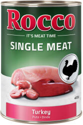 Rocco 6x400g Rocco Single Meat Pulyka nedves kutyatáp