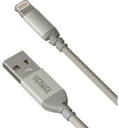 YENKEE USB Lightning szinkronizáló és töltő kábel, 2 m, YCU 612 SR (YCU 612 SR)