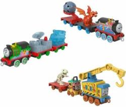 Mattel Thomas and Friends Adventures Locomotiva cu Vagoane Metalic HHN17