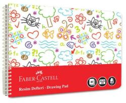Faber-Castell Bloc desen cu spira, coperta PP, A4 (35x25 cm), 30 file, 120 gr/mp, Faber Castell, 0267 (FC400267)