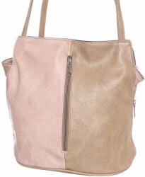 Hernan Bag's Collection Hernan púder-barna női táska (HB0212# PINK)