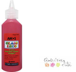  Amos üvegmatrica festék 22ml - piros