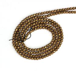  Hematit Maro Rotund Fatetat Margele Pietre Semipretioase pentru Bijuterii - 3x3 mm