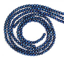  Hematit Albastru Rotund Fatetat Margele Pietre Semipretioase pentru Bijuterii - 2x2 mm