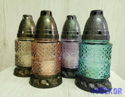  Kis henger üvegmécses 17 cm - Vegyes Színek