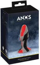 Anos Tricolour Butt Plug (11, 5 cm)