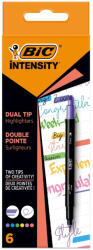 BIC Textmarkere 2 capete cu liner, BIC Intensity Dual Tip, 6 culori/set